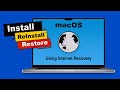 How to install, Reinstall or Restore macOS using internet recovery | 3 Easy ways | 2025