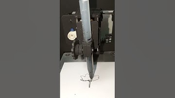 Mesmerizing Lotus Flower Line Art with CNC Plotter | Satisfying #asmr