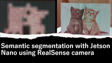 Semantic segmentation with Jetson Nano using RealSense camera