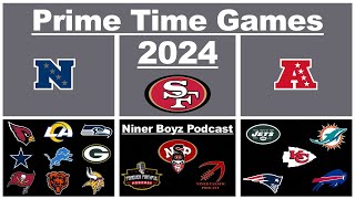 🏈 Which Teams Should the 49ers Play in Prime-Time 2024 👀