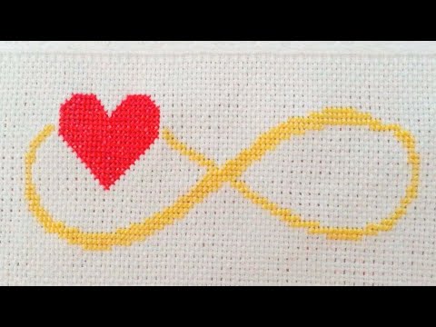 YENİ BAŞLAYANLAR İÇİN ETAMİN HAVLUYA SONSUZLUK İŞARTETİ NASIL YAPILIR | Hand Embroidery