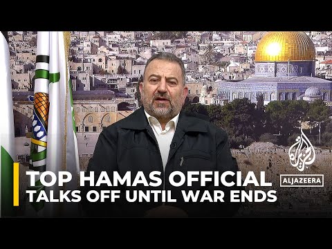 No more talks while israel bombards gaza: hamas