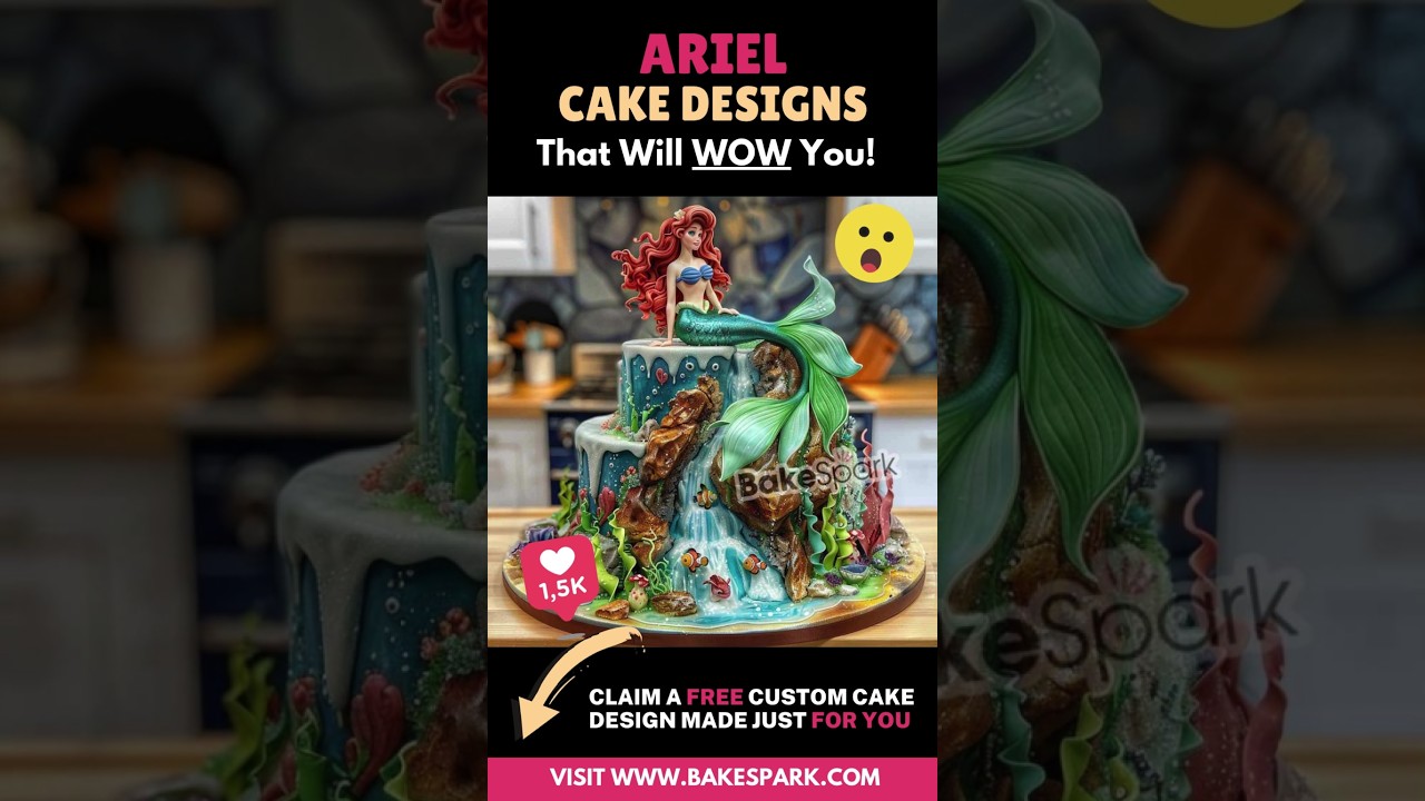 Ariel Cake Ideas for Every Little Mermaid Fan