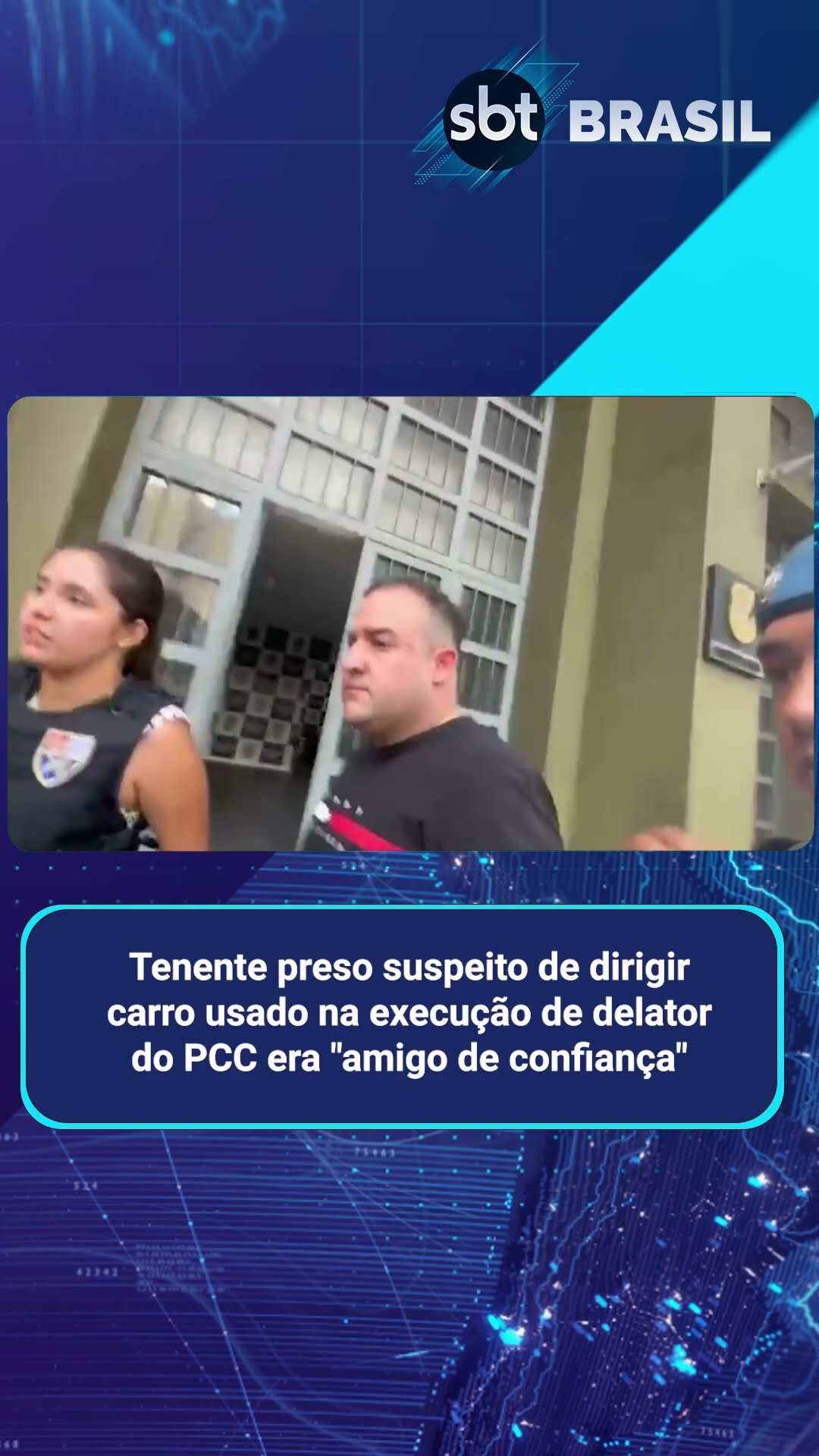 Tenente da PM suspeito de dirigir carro na execução de delator é preso | SBT Brasil (18/01/25)