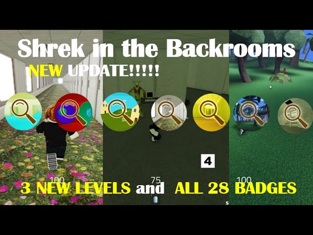 All Hidden Items & Locations - Roblox Shrek In The Backrooms 