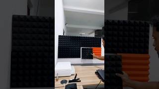 Acoustic Foam Panels In Home Recording Studio