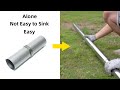 How to roll up a new titanium stove pipe alone  simple and efficient