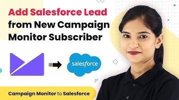 Instantly Add Salesforce Lead from New Campaign Monitor Subscriber | Campaign Monitor to Salesforce