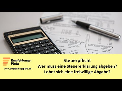 Wer muss eine