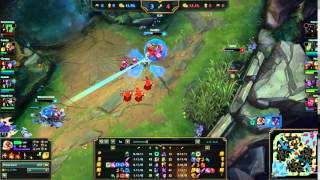 Vayne E+flash 1vs2