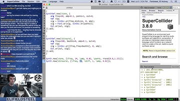 SuperCollider Live Stream 2017.07.05 Test Stream
