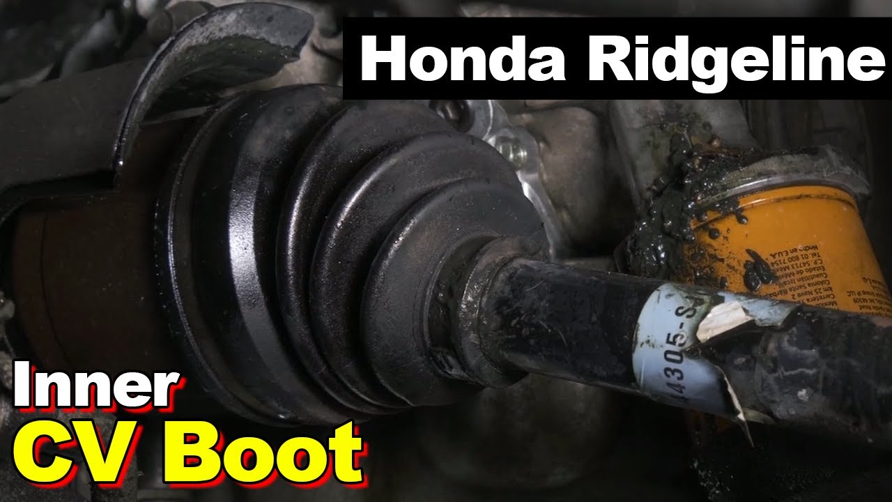 2006 Honda Ridgeline Inner CV Boot on a CV Axle Shaft - YouTube