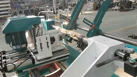 New style CNC wood turning lathe machine for making stair handrail