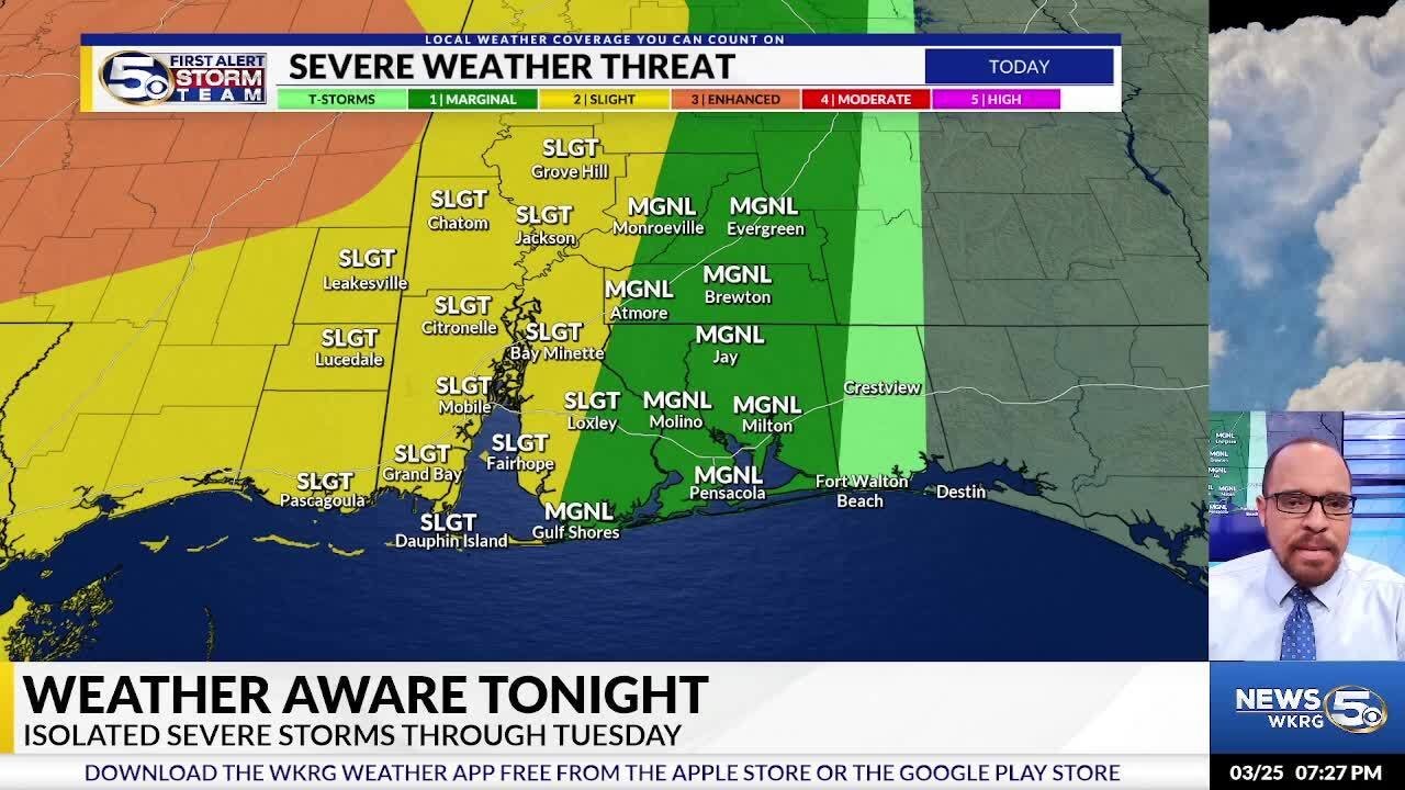 7:30 PM TUESDAY Severe Weather Update - YouTube