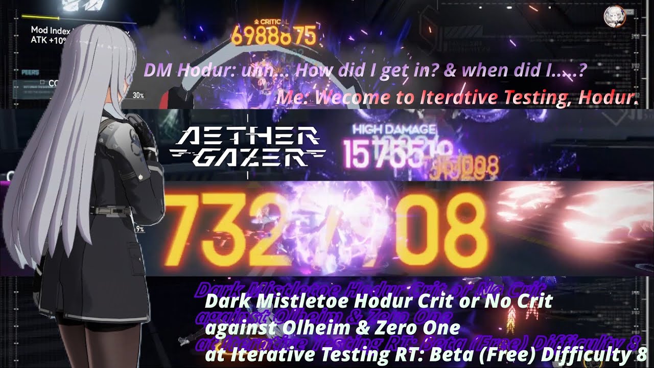 Aether Gazer - DM Hodur Crit or no Crit Runs against Olheim & Zero One at RT: β (Free) Difficulty 8
