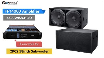 Sinbosen FP14000 FP10000Q professional amplifier introduction