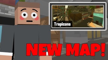 First to Nuke on a NEW Krunker.io Map!? (Tropicano)