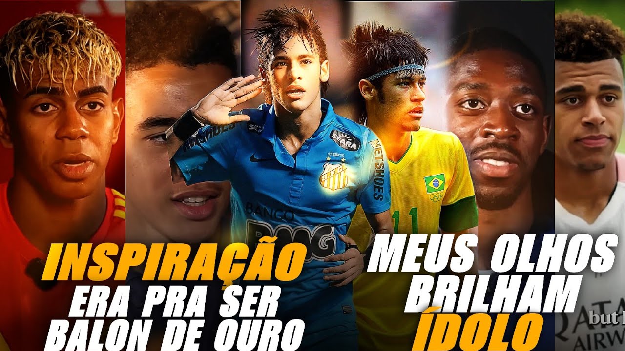 JOGADORES JOVEM FALAM DO NEYMAR