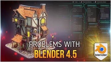 BLENDER 4.5 REVIEW: NEW FEATURES  & PROBLEMS | Faster Simulations, VDB Export & More!