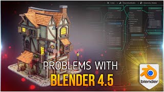 BLENDER 4.5 REVIEW: NEW FEATURES & PROBLEMS | Faster Simulations, VDB Export & More!