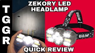 22,000 Lumen Zekory Headlamp - Worth It For Camping & Hiking? Lets Find Out