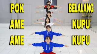 DANCE GAMPANG BANGET - DJ POK AME AME BELALANG KUPU KUPU DIKASIH INFO MASE TIKTOK DANCE TAKUPAZ KIDS