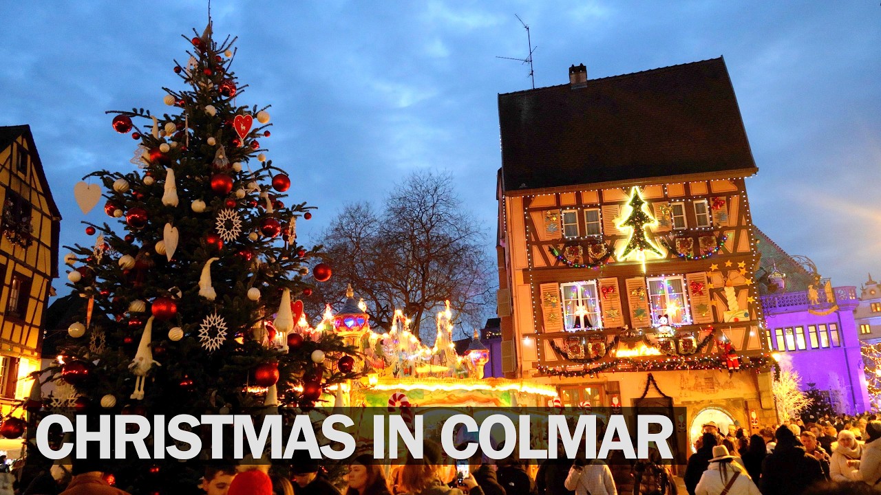 Explore what Christmas looks like in Colmar, France in 2025