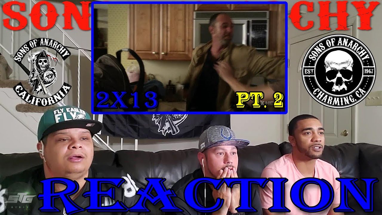 SONS OF ANARCHY SEASON 2 EPISODE 13 REACTION "NA TRIOBLIDI" PT 2