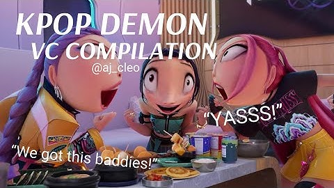 Kpop Demon Hunters Voice Over Compilation! #edit #cringe #voiceover #capcut