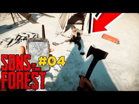 WE ARE FREEZING IN THE SNOW in SONS OF THE FOREST #04