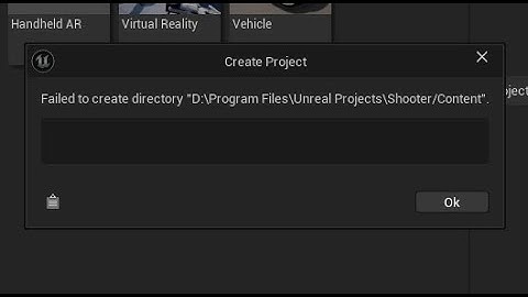 Fixed Unreal Engine Failed to create directory Unreal Engine Problem/issue Fixed 2024-2025