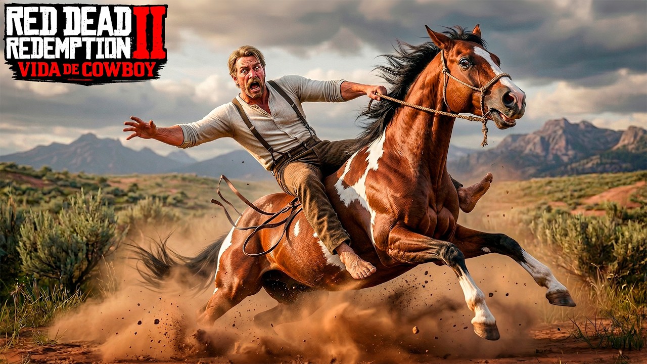VIDA DE COWBOY #05 | DOMEI UM CAVALO SELVAGEM! | RED DEAD REDEMPTION 2