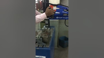 Flexible arm electric tapping machine M24 trials - TAP-FAST