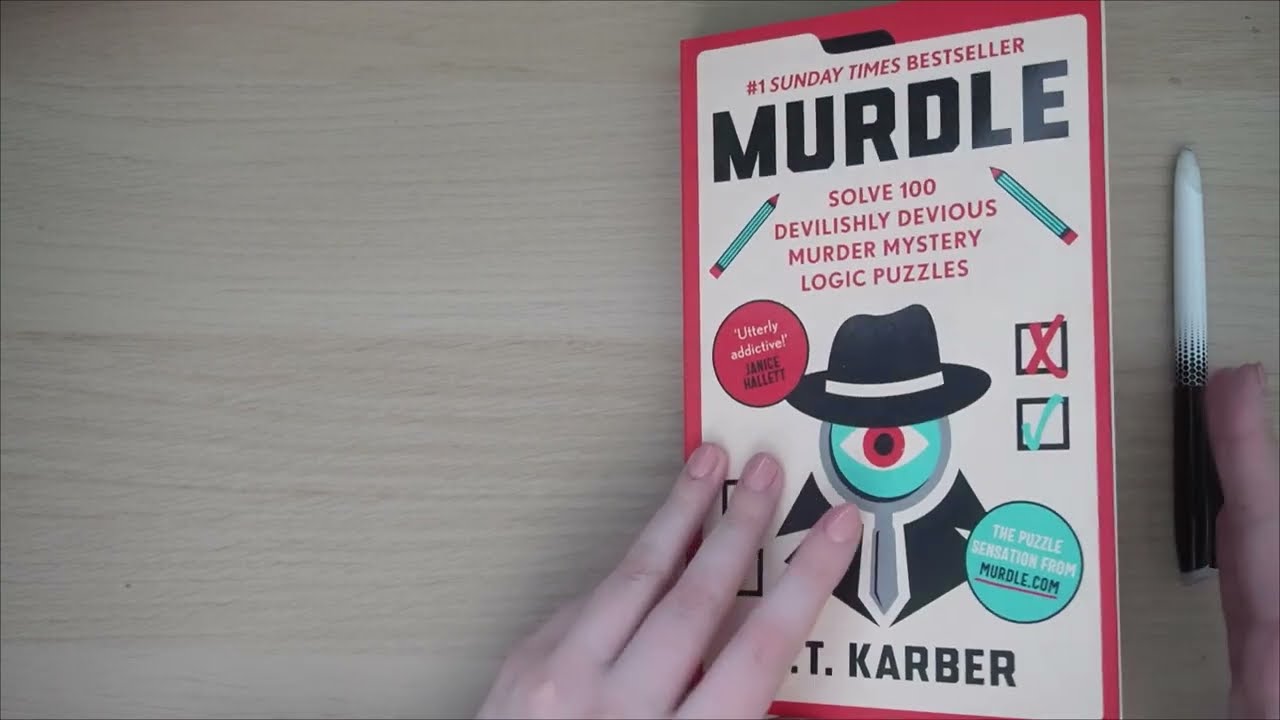 ASMR | Solving Murdle puzzles #6