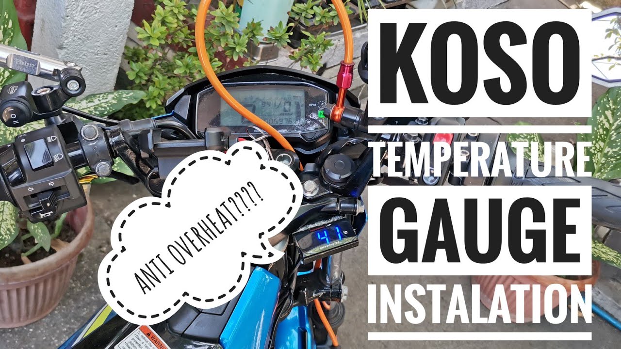 TEMPERATURE GAUGE FOR RAIDER150FI  | D. I. Y