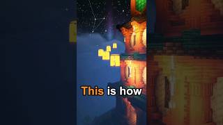 this is how you make a sky lantern in minecraft, mini tutorial #minecraft #shorts #tutorial