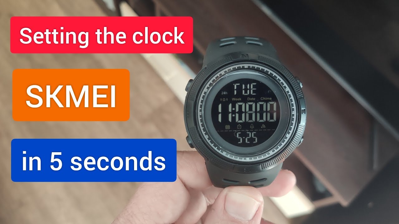 how-to-set-up-skmei-1251-clock-instructions-youtube