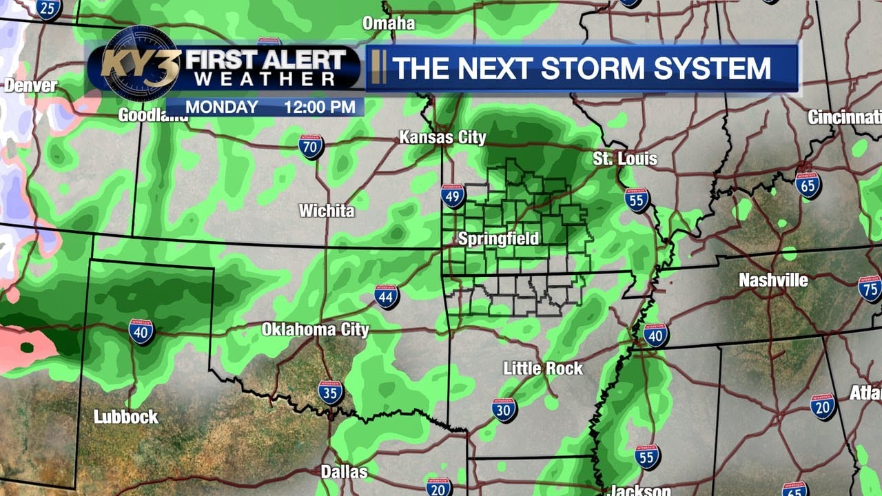 Better rain chances as we begin next week - YouTube