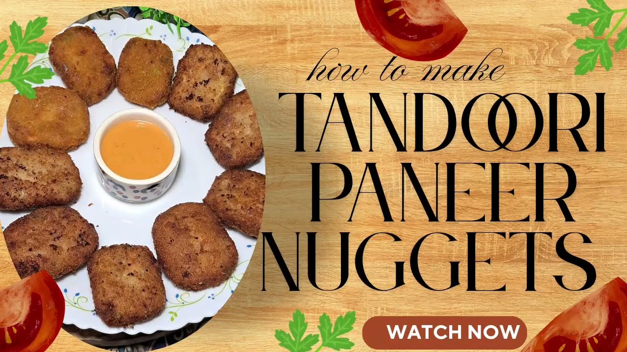 Tandoori paneer Nuggets Recipe#Paneer#Nuggets#Party Starter#Kids Lunch Box Recipe #