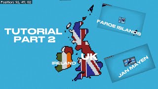 World Flag Map in Minecraft Part 2 - British Isles