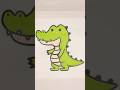Cute Crocodile Coloring ASMR | Relaxing Marker Sounds 🐊✨