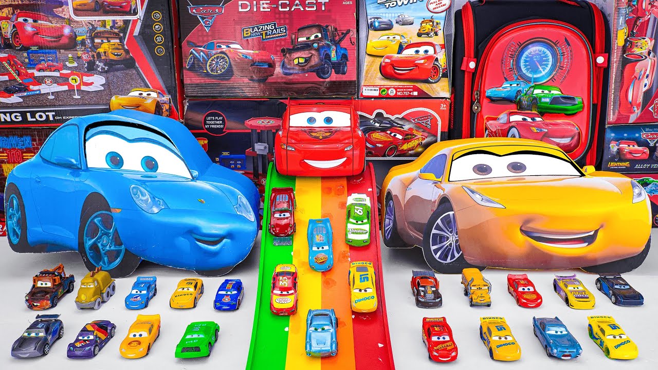 Disney Pixar Cars Unboxing Review | Lightning McQueen, Mack, Doc Hudson, Chick Hicks, Snot Rod