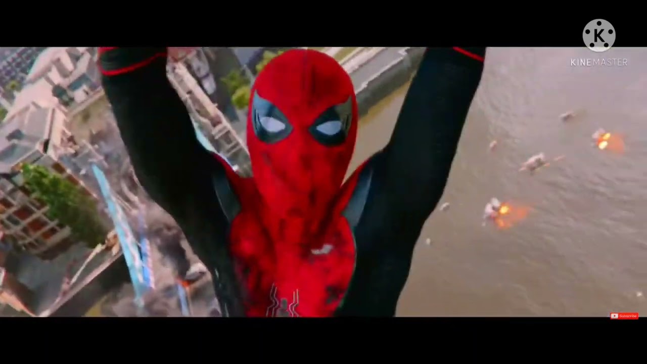 Spider-Man Far From Home Drone Concussive Blast Takedown