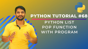 Python Pop Function - With Program Exercise - In Hindi
