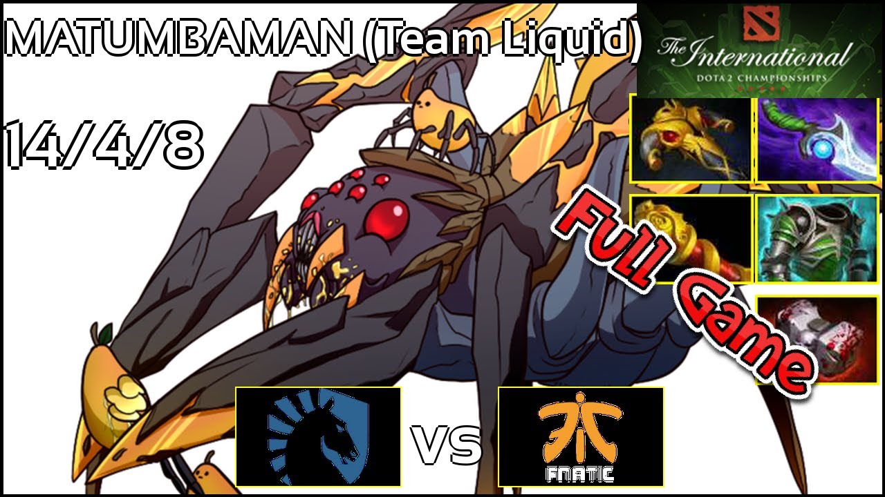 TI8: Team Liquid.MATUMBAMAN - TI8 Group Stage - Group A - TI 2018 - Full Game Broodmother