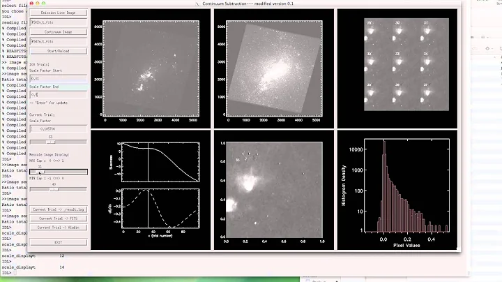 Continuum Subtraction Method : IDL Program Tutorial.