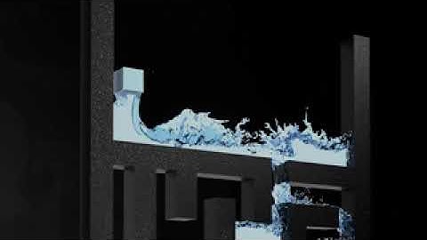 Fluid Simulation X Maze | Blender Fluid Simulation