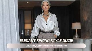 Elegant Spring Style Guide | Old Money Outfit Ideas for a Timeless Look