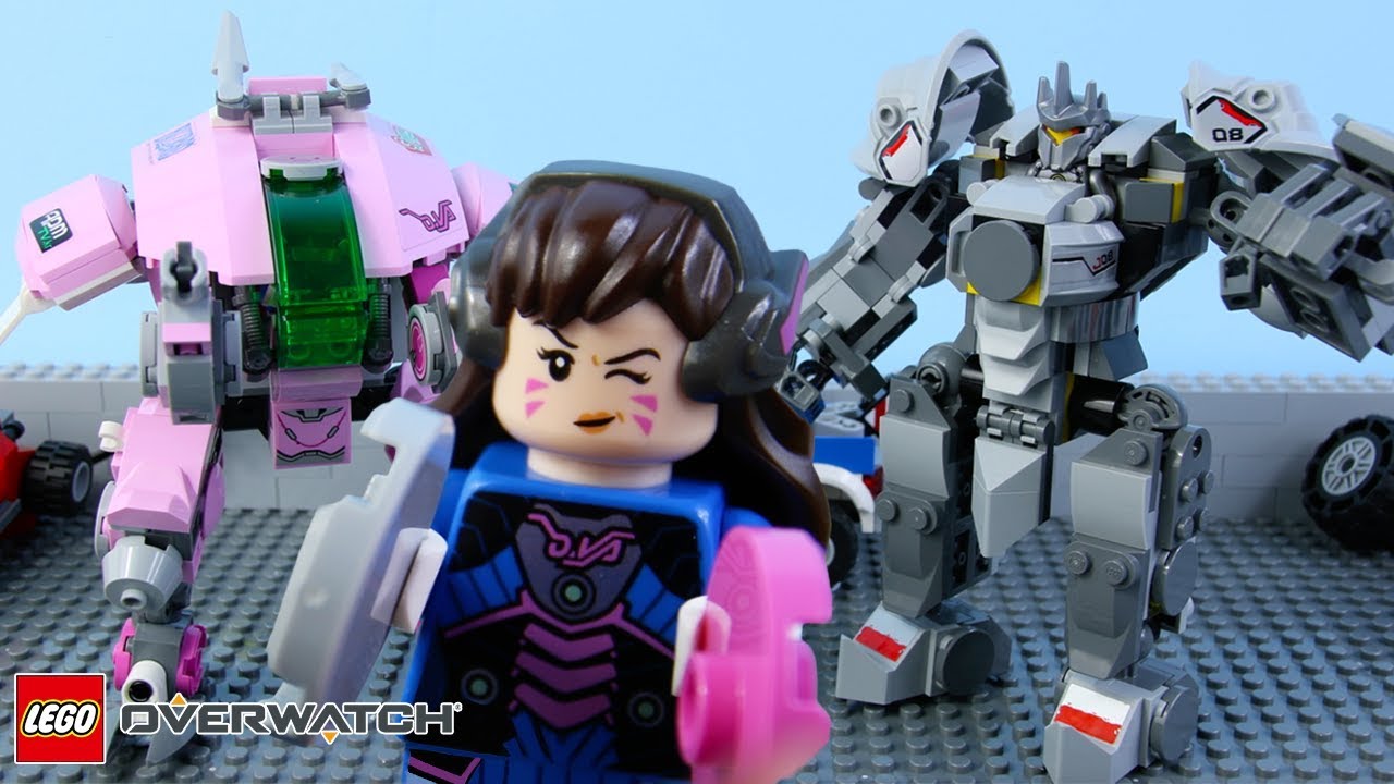 LEGO Overwatch Build STOP MOTION LEGO Overwatch: D.Va and Reinhardt | LEGO Overwatch | Billy Bricks