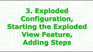 45, Online SolidWorks, Creating an Exploded Configuration, for an Assembly Drawing View